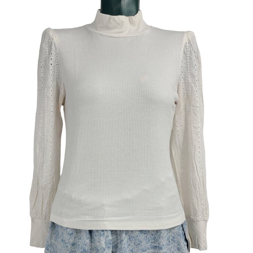 Elegant Cream Long Sleeve Top